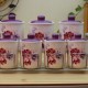 Purple Breeze ceramic canister sets