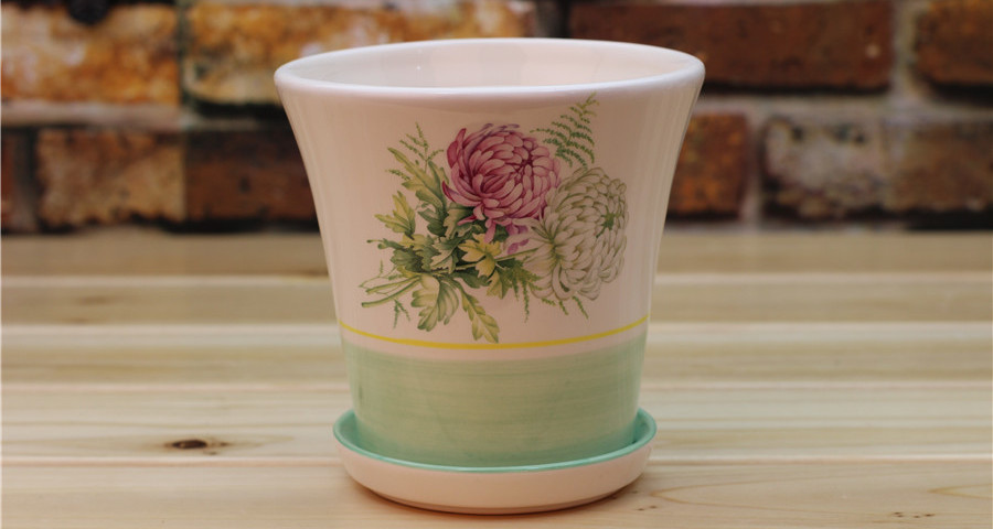 Daisy Blossom In Silence ceramic flower pots