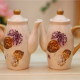 Falling Leaf ceramic oil and vinegar bottles