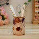 Falling Leaf ceramic utensil crock