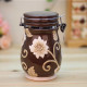 Flower Bud Ceramic Kitchen Canister