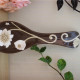 Flower Bud ceramic spoon rest