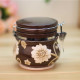 Flower Bud ceramic storage jar