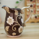 Flower Bud ceramic water pitcher