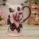 Magnolia Smilling Ceramic Water Pitcher