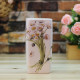 White Daisy Tall ceramic vase