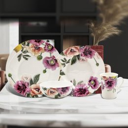 New bone China tableware set 5 pcs